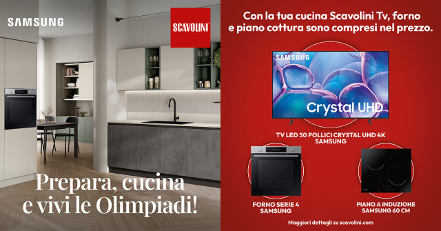 Promo Scavolini e Samsung