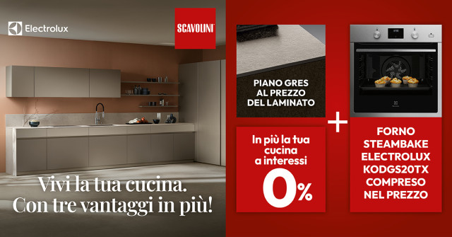 Cucina Scavolini con set Electrolux